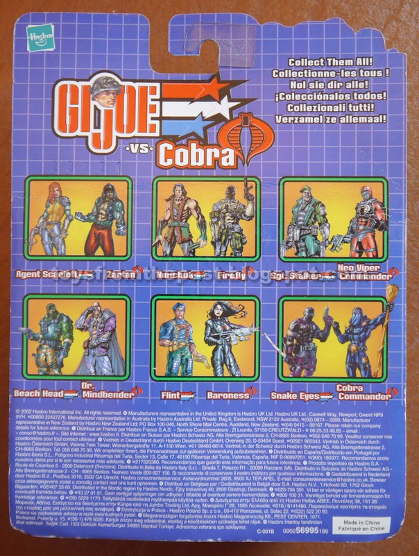 Toys from the Past: #751 GI JOE vs COBRA - SEVERAL CARDED FIGURES 